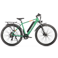 Электровелосипед Eltreco Gelbert Navi 1 PRO Зеленый
