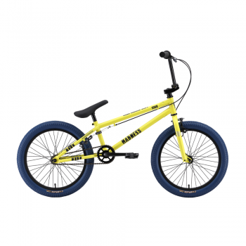 Велосипед BMX Stark Madness 1 2024 желто-синий
