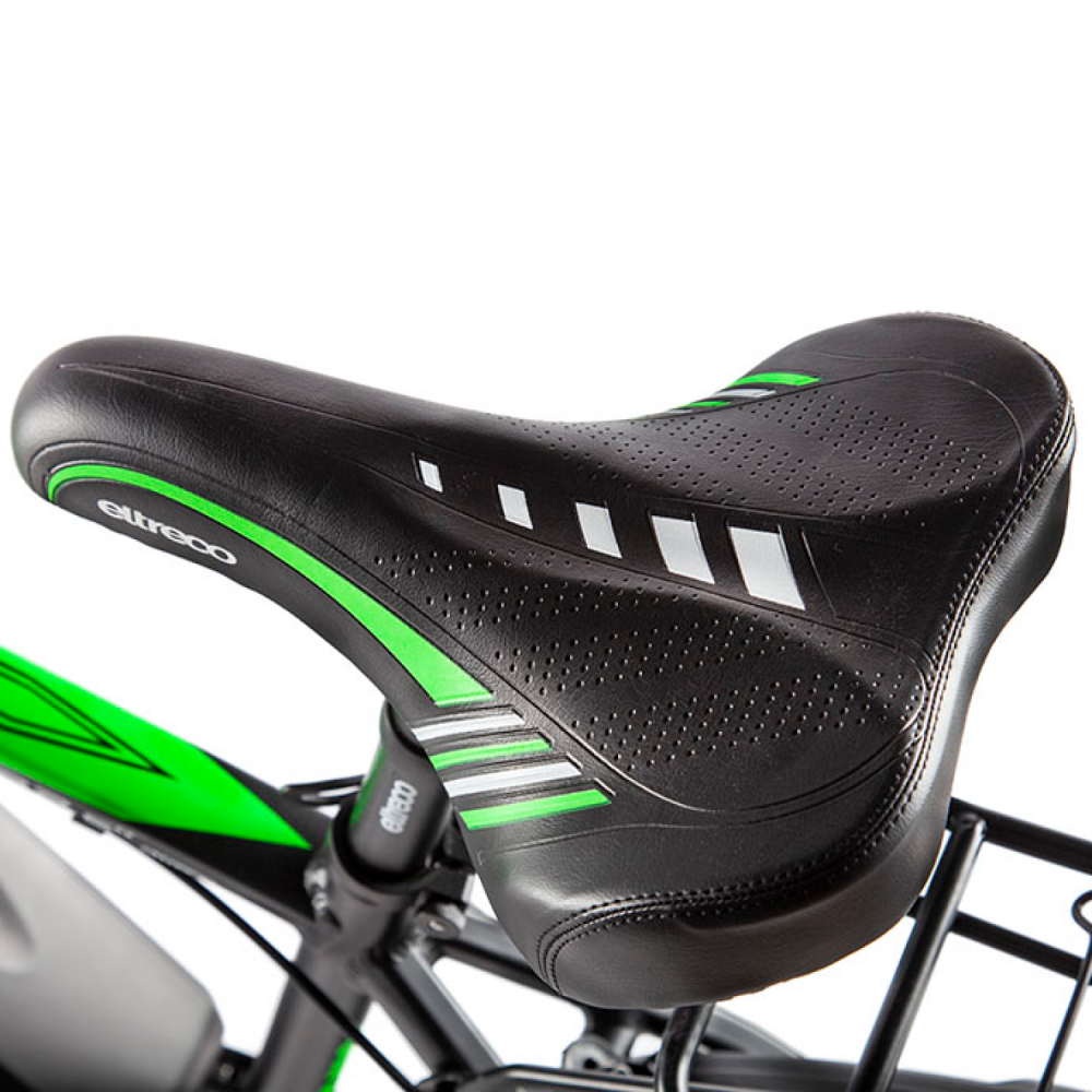 Электровелосипед Eltreco XT-800 NEW (черно-зеленый) 19