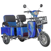 Электротрицикл Rutrike Gelbert Tuban 48V/60V 600Вт Синий